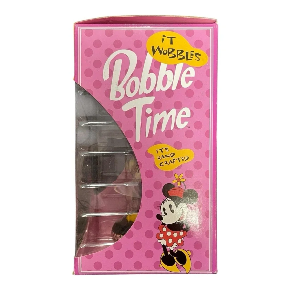 Disney Minnie‎ Mouse Bobble Time Collector's Edition Figurine Clock